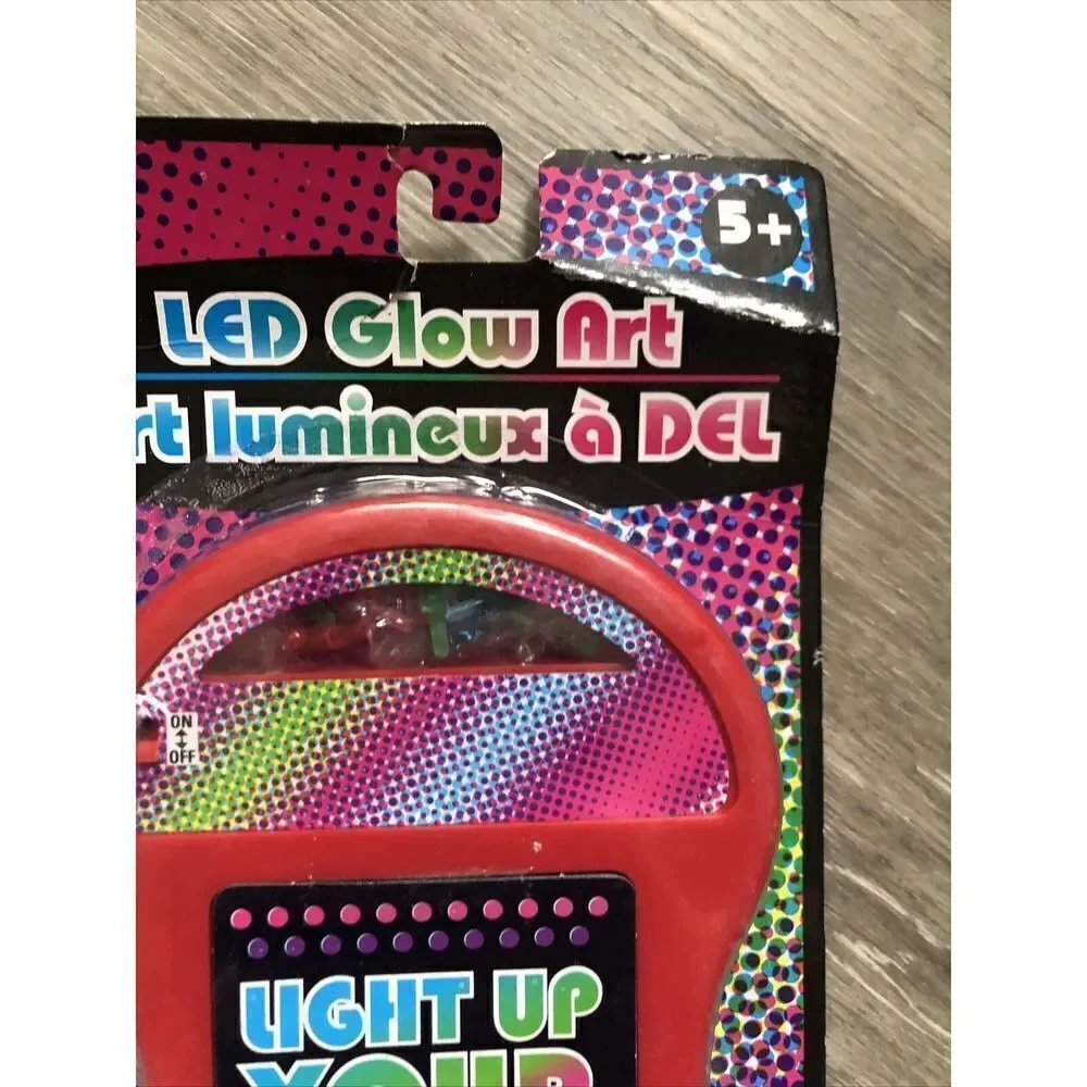 LED Glow Art Light up your imagination Ages 5+. Please Read